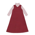 maxi dress vertical stripes