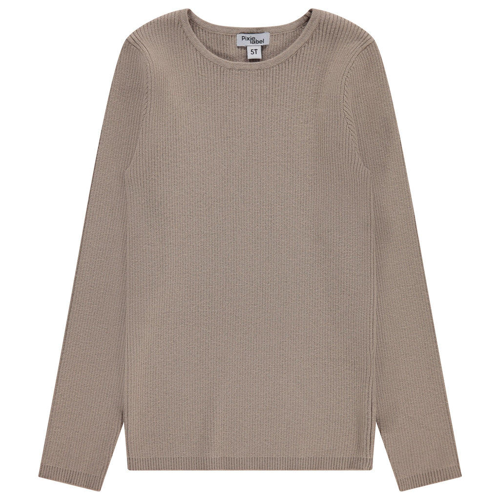 top knit crew neck