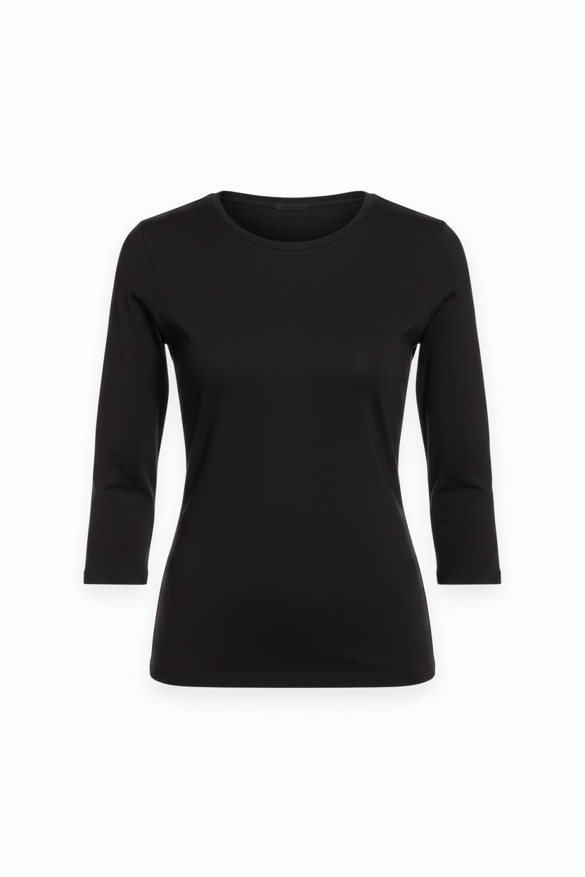 shell 3/4 sleeve cotton