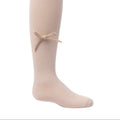 tights cotton scuba bow