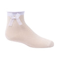 anklet sheer bow