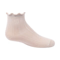 anklet modal pattern scalloped edge