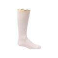knee colored scalloped edge