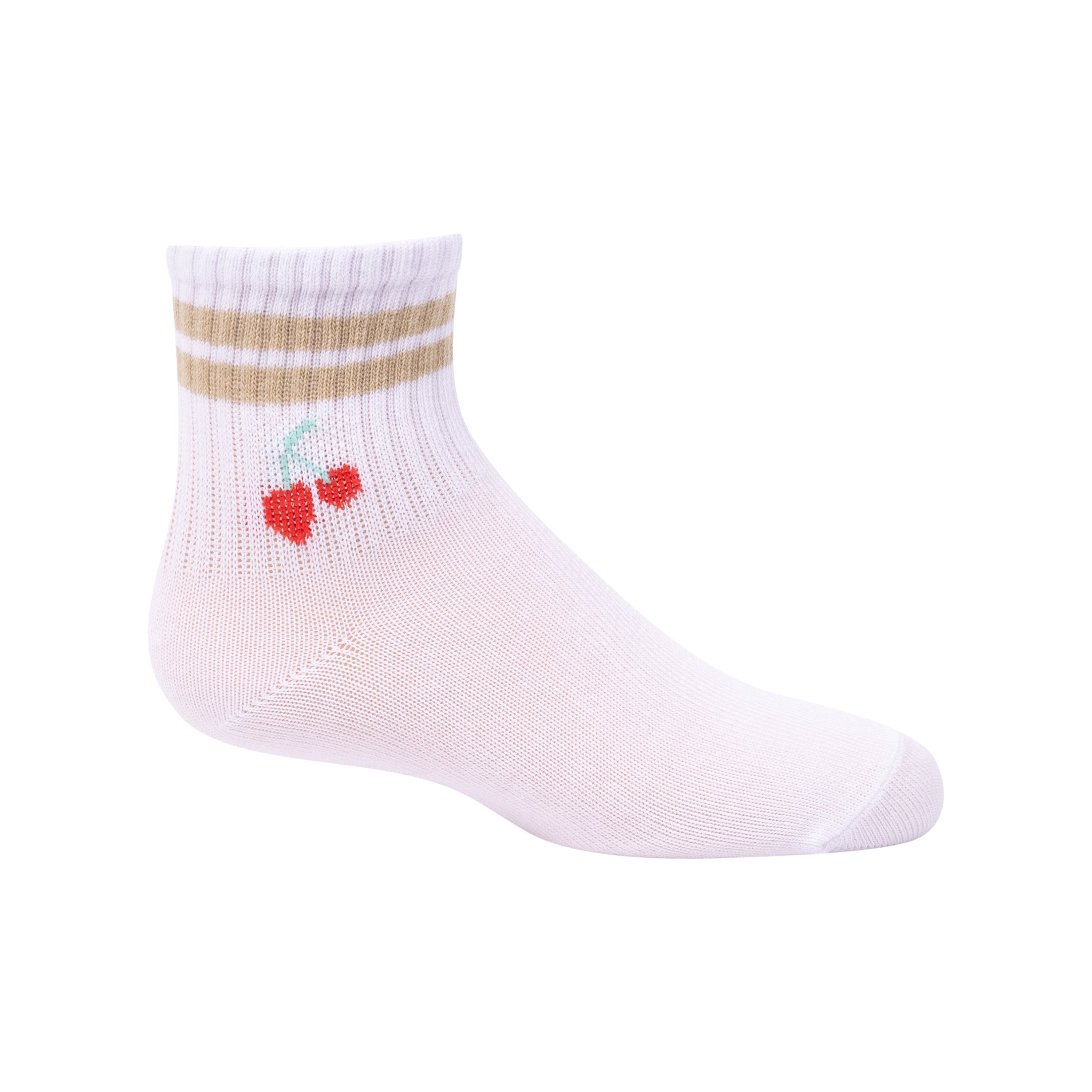 anklet cherry stripe