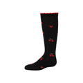 knee cherry heart print