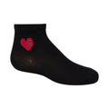 anklet embroidered double heart