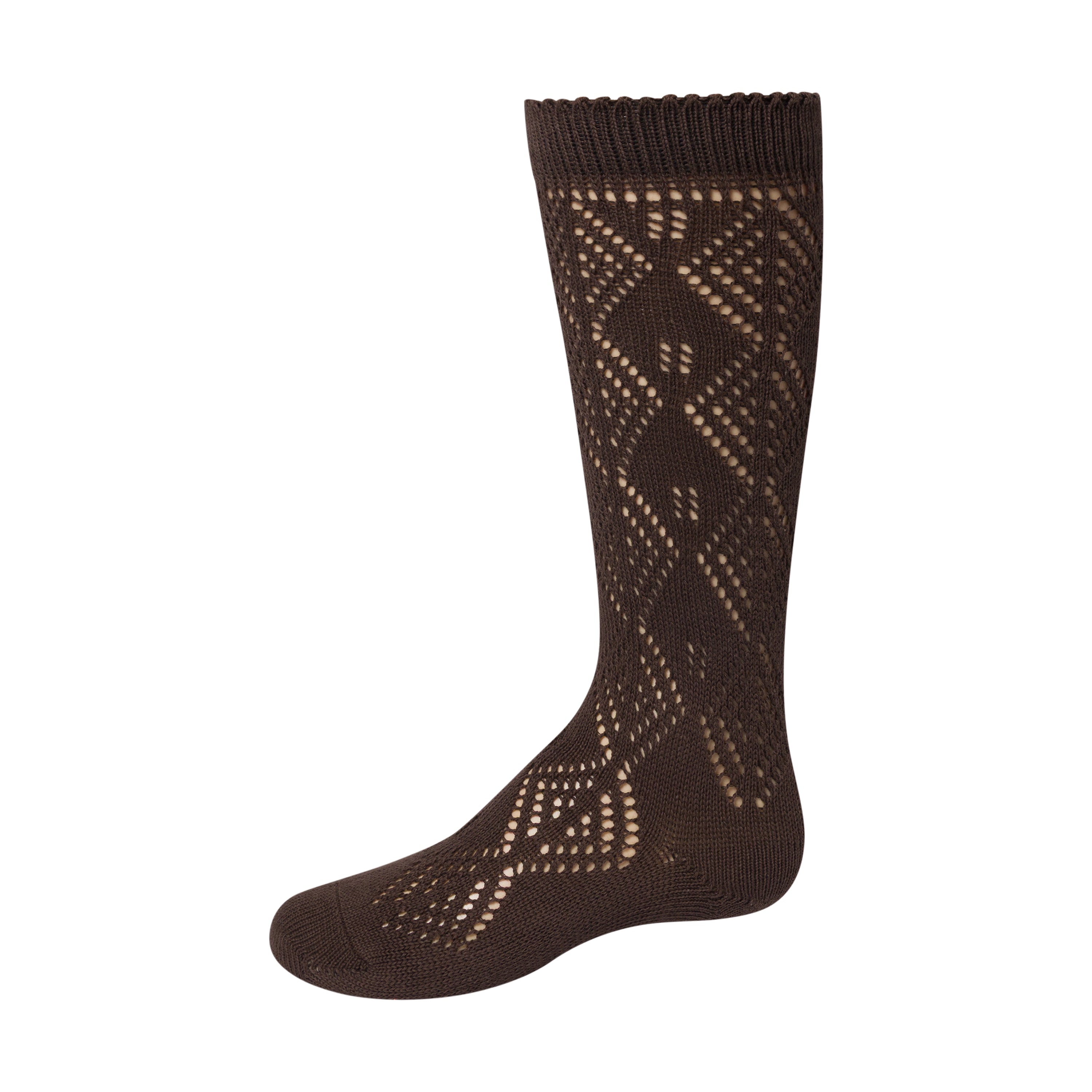 knee textures crochet diamond