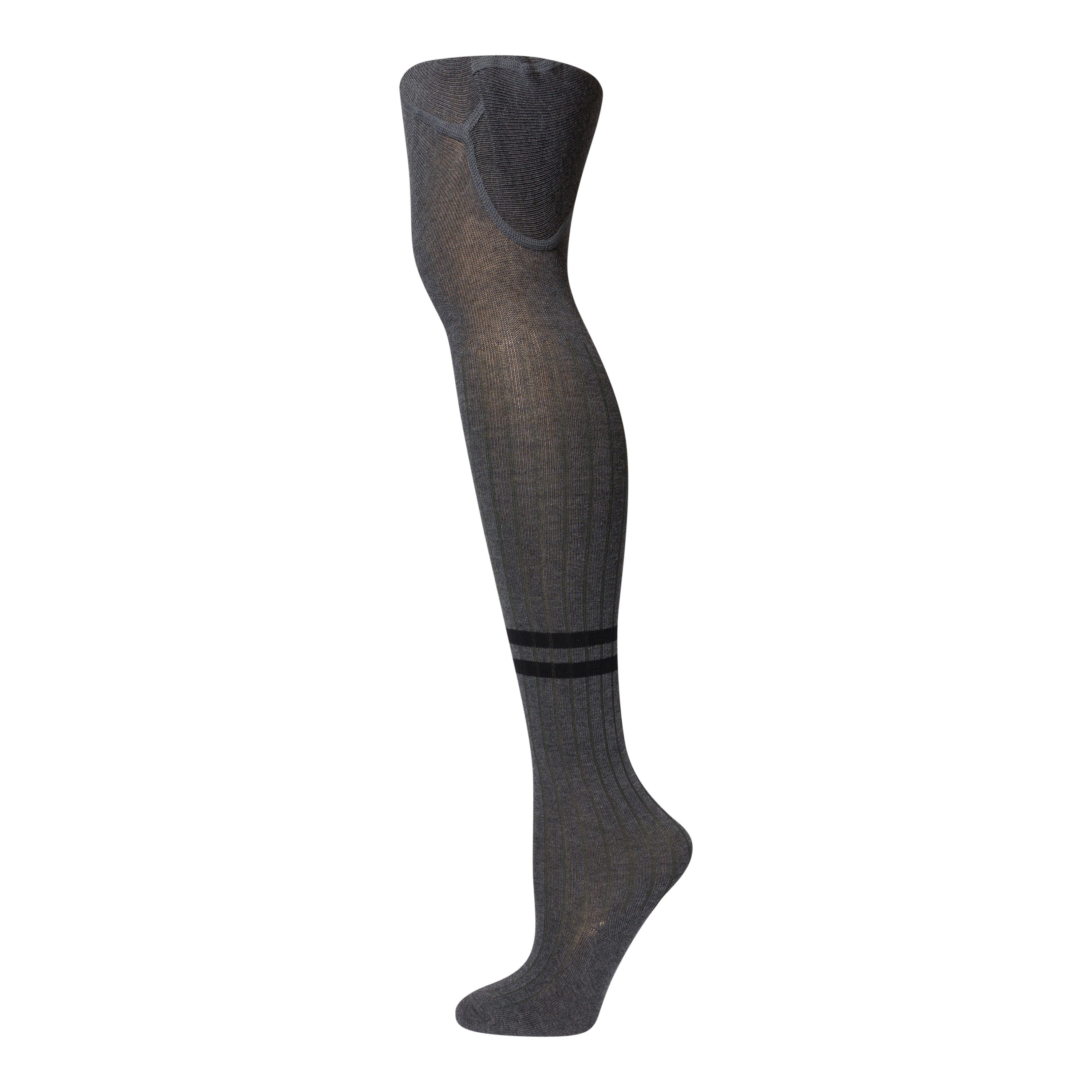 tights cotton double stripe
