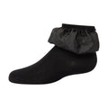 anklet satin pin dot ruffle