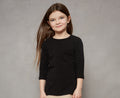 shell 3/4 sleeve kids  cotton