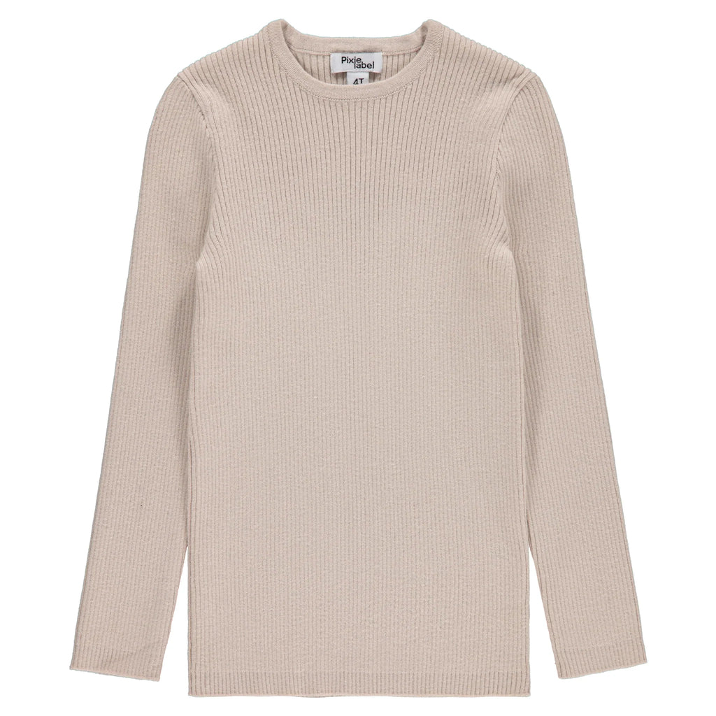 top knit crew neck