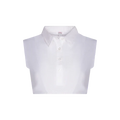 dickey cropped pointy collar