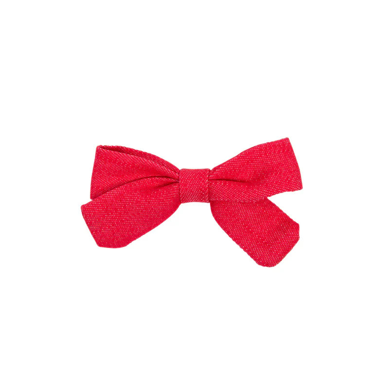 clip denim bow