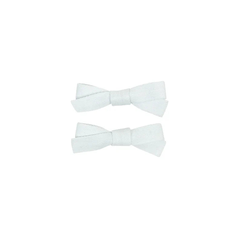 clip denim bow set