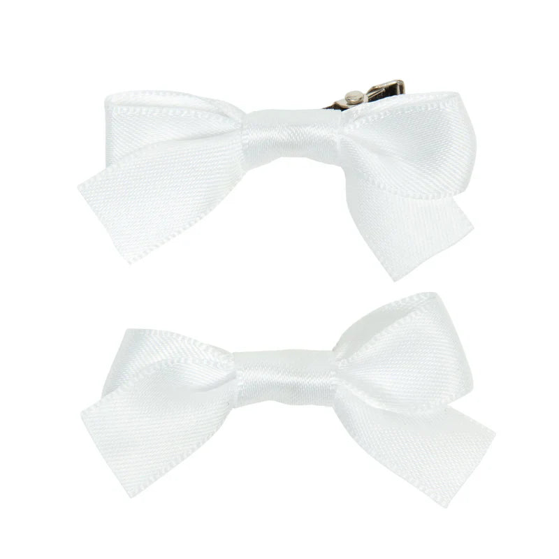 clip satin ribbon bow set