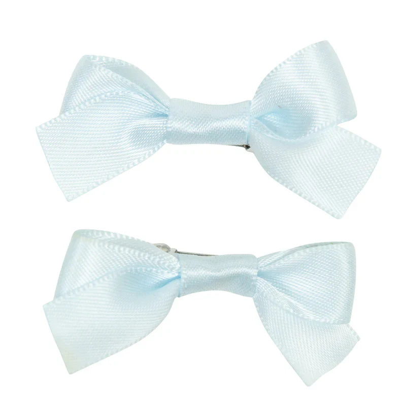 clip satin ribbon bow set