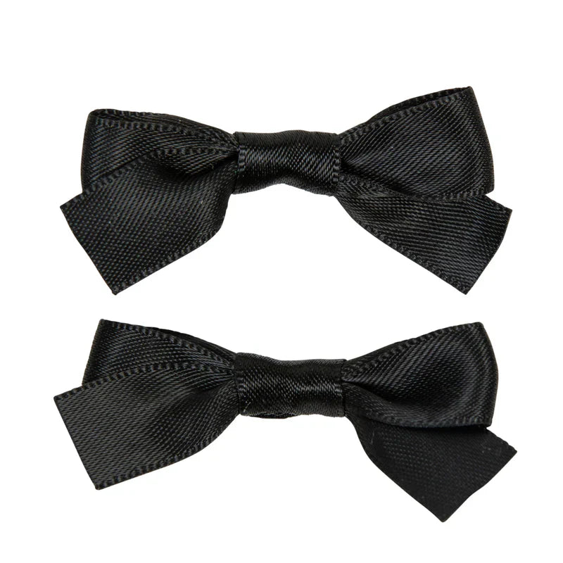 clip satin ribbon bow set