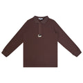 polo l/s printed placket