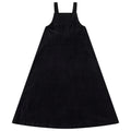 maxi dress velour pinafore