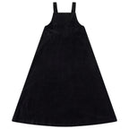 maxi dress velour pinafore
