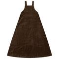 maxi dress velour pinafore