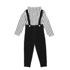 set outfit vertical stripes
