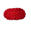 clip crochet oval ruffle