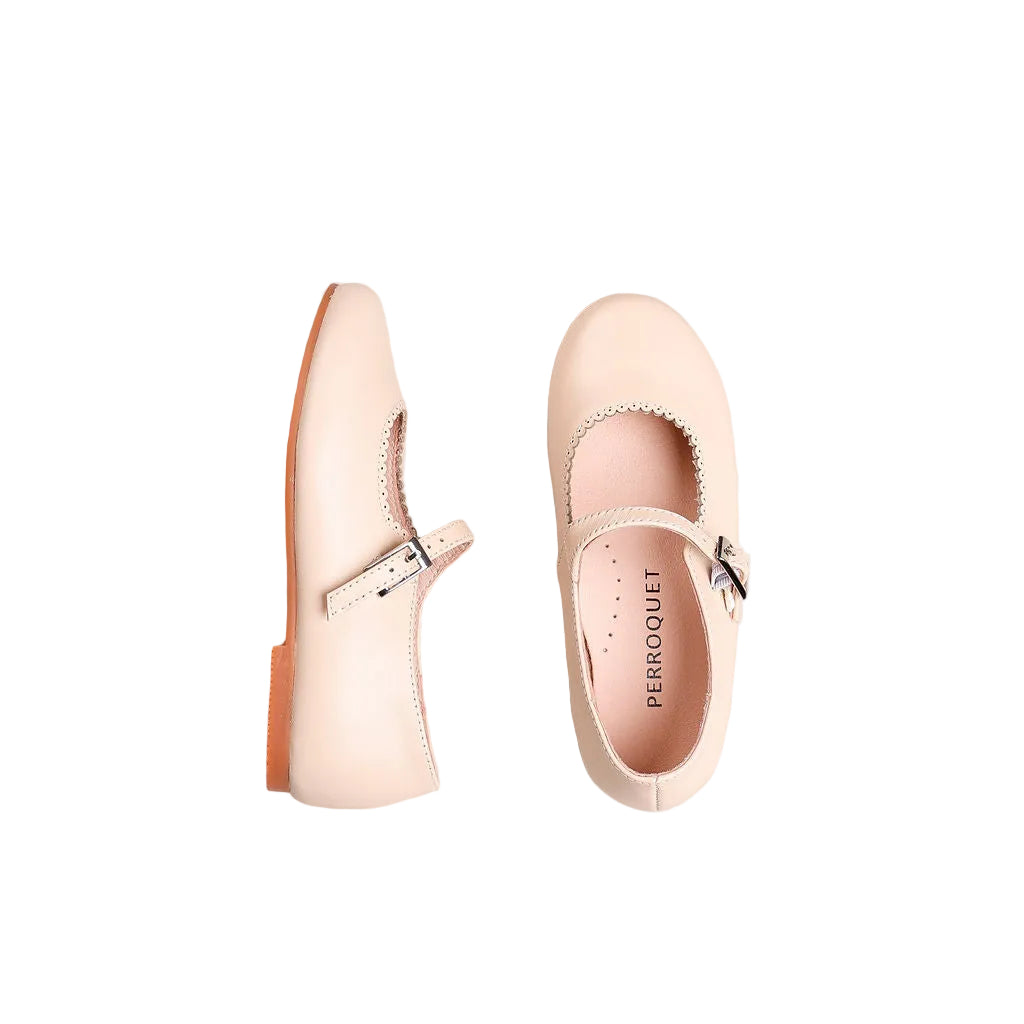 shoes scallop buckle mary jane