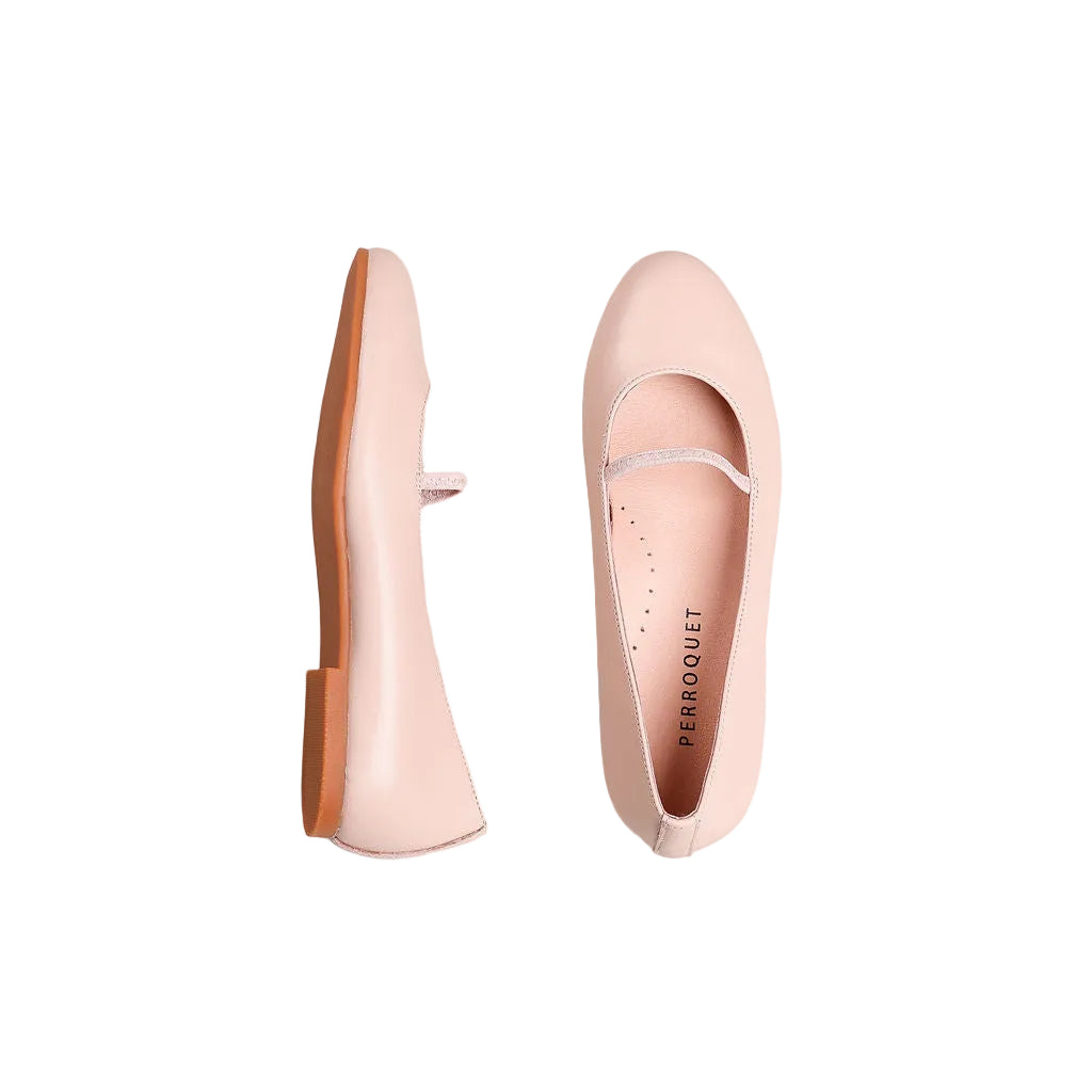 shoes ballet flat with front thin elastic