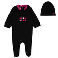 footie branded balloon with beanie