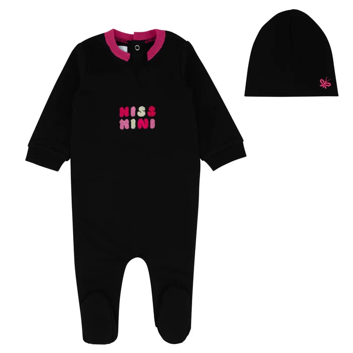 footie branded balloon with beanie