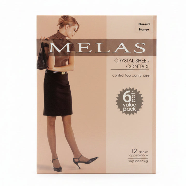 pantyhose sheer 12 denier 6 pack