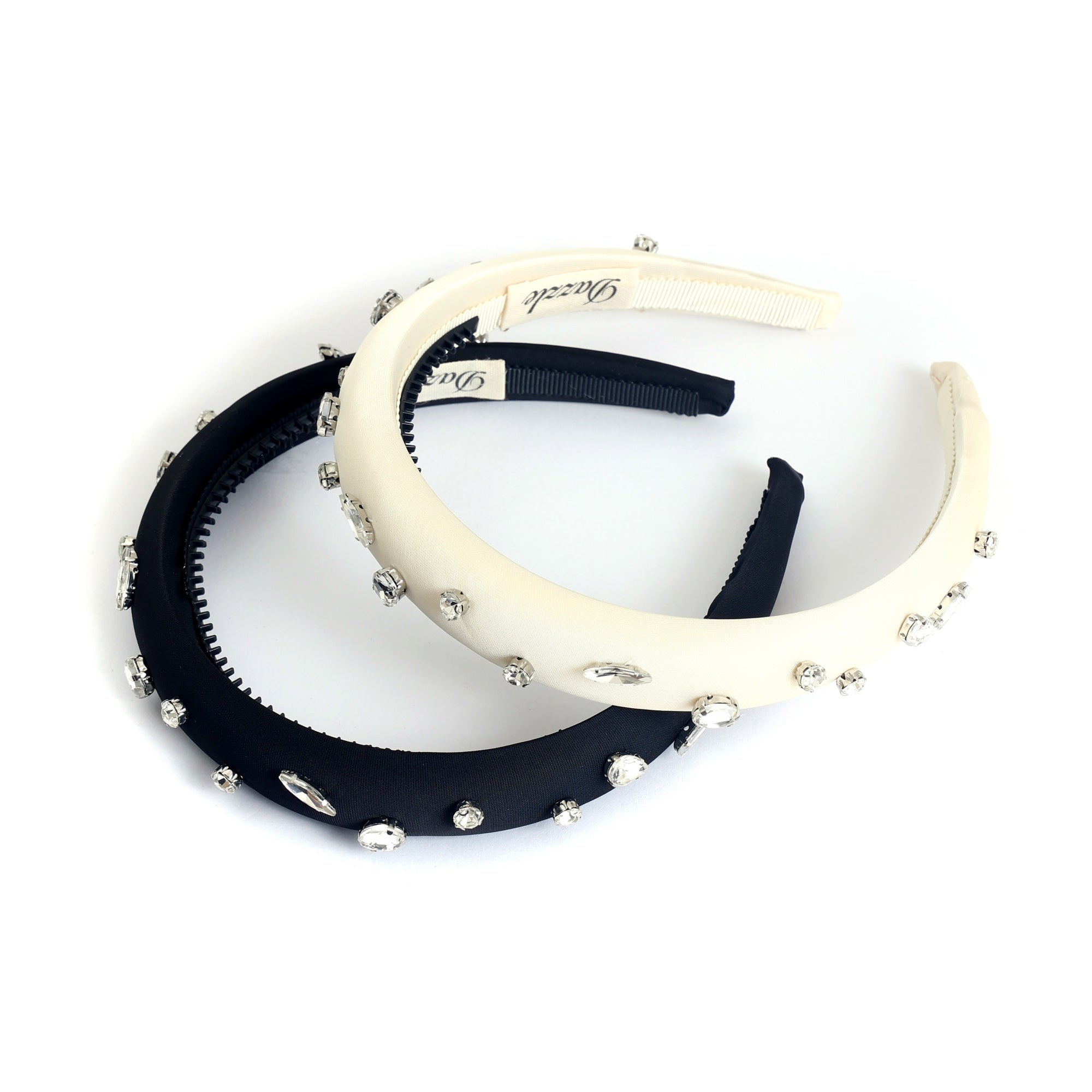 headband satin with jewel