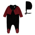 footie embroidered duo with bonnet
