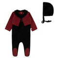 footie embroidered duo with bonnet