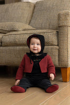 footie embroidered duo with bonnet