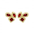 earring assorted shape cz stud