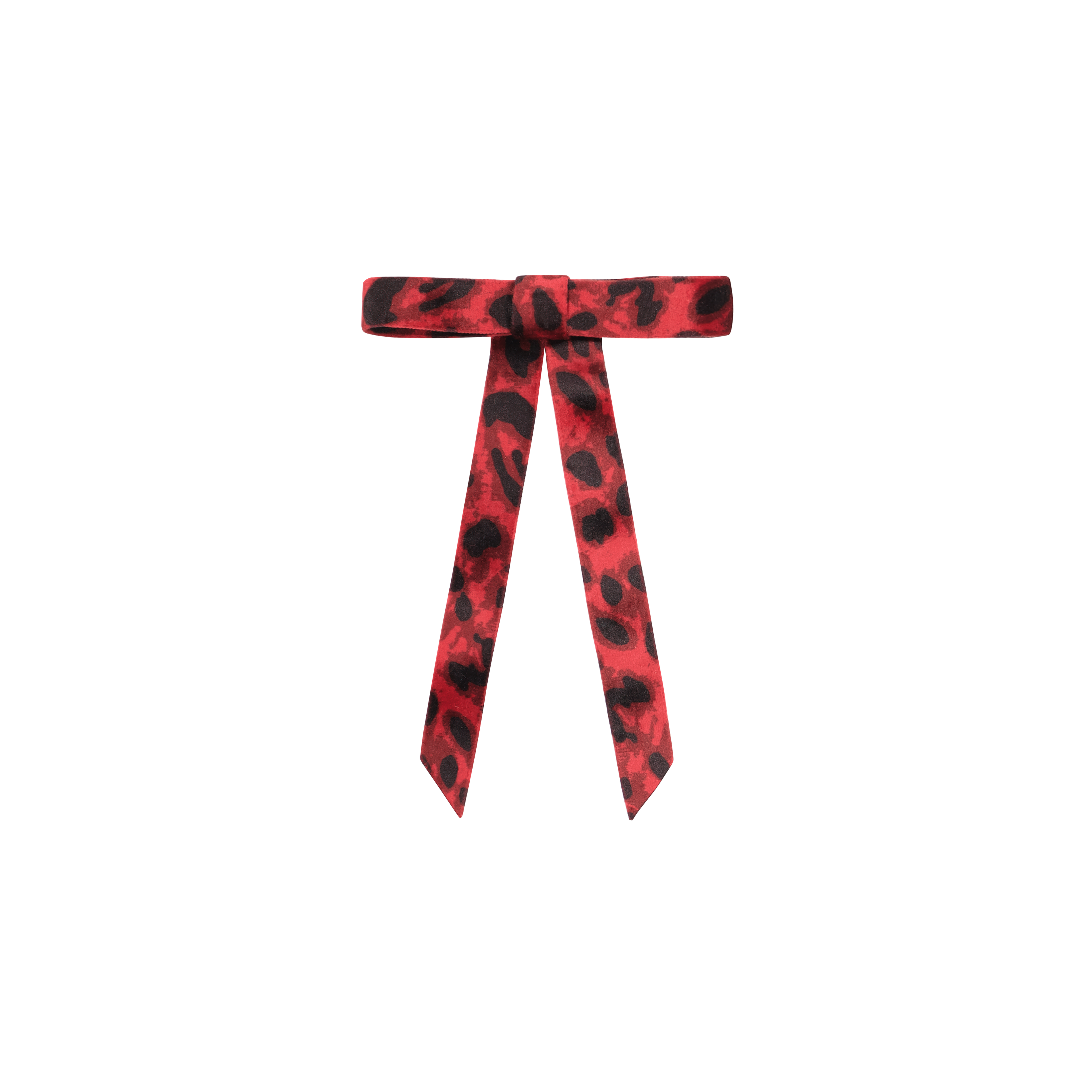 clip velvet leopard printed
