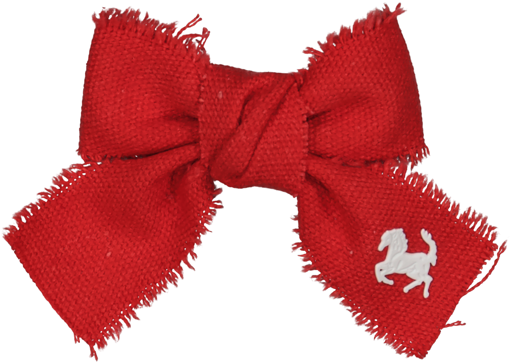 clip horse patch on denim