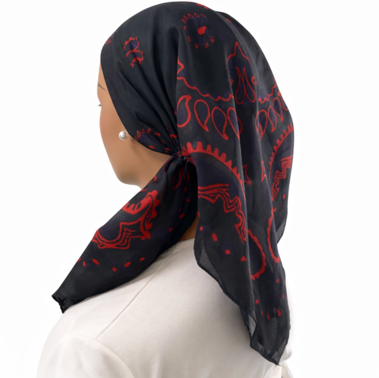 headscarf closed filigree