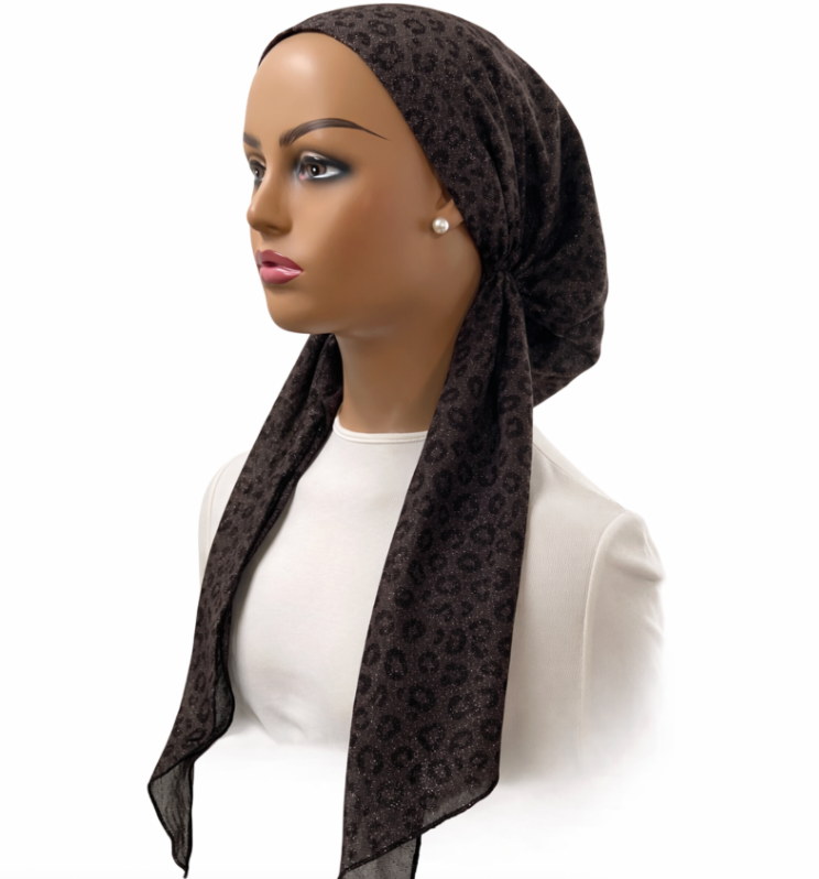 headscarf closed mesh knit