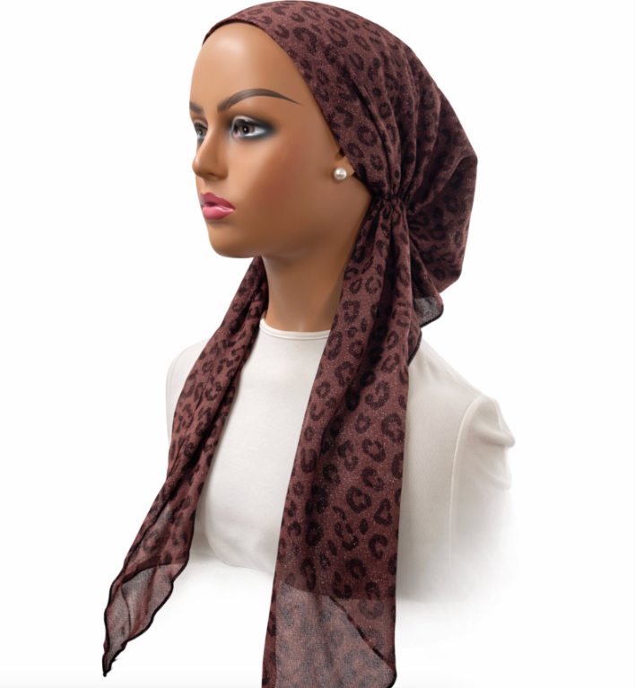 headscarf closed mesh knit