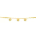 bracelet brushed hearts charm
