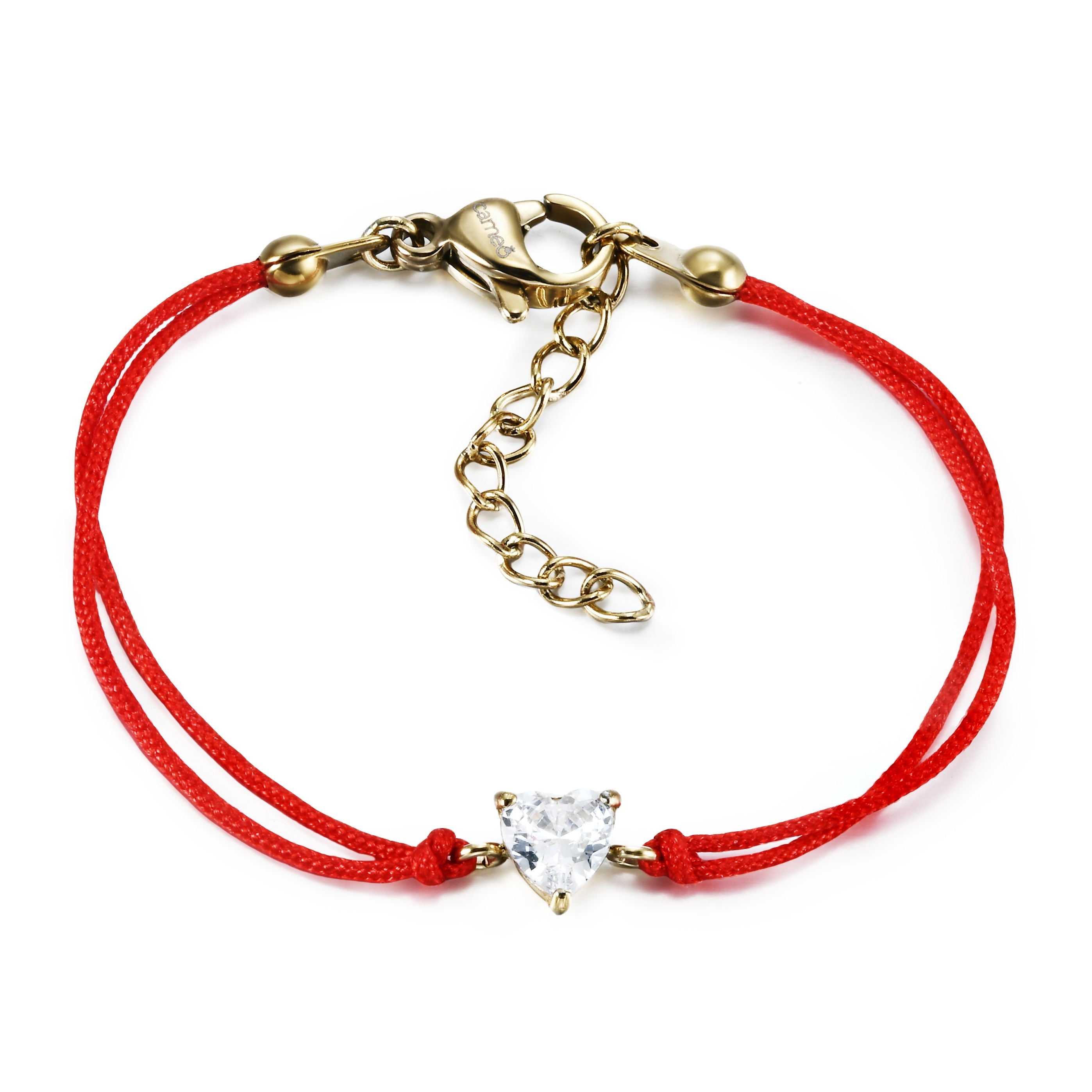 bracelet heart stone string