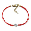 bracelet round stone string