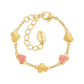 bracelet leaning hearts