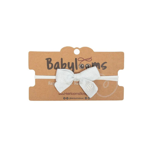 baby band sparkle heavy satin bow