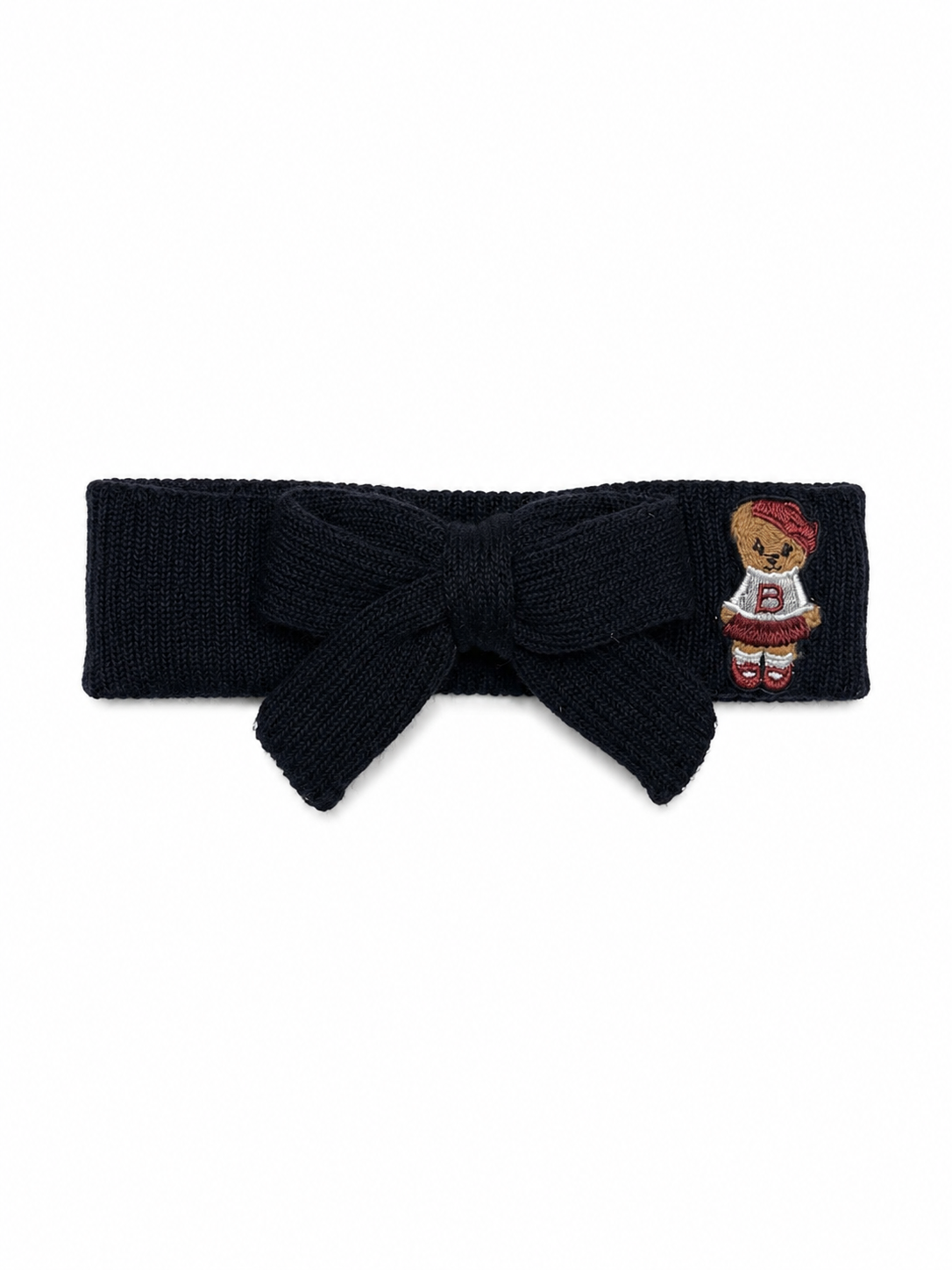 baby band teddy knits bow