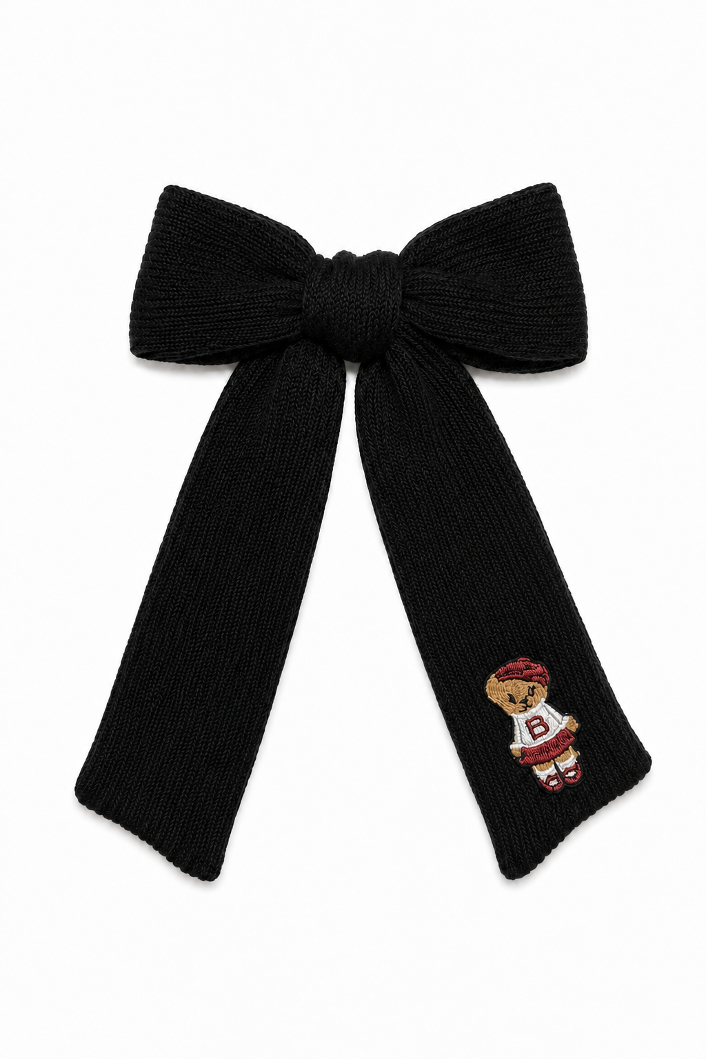 clip teddy knits bow