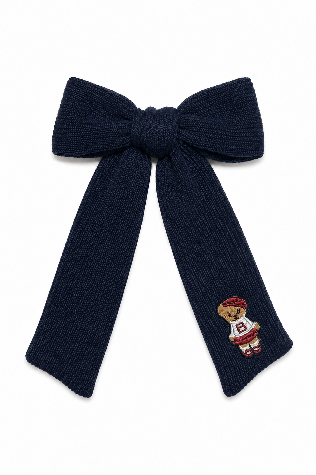 clip teddy knits bow
